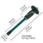 Heavy Duty 12” Mason Chisel with Hand Guard