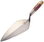 W. Rose Narrow London Brick Trowel with Leather Handle