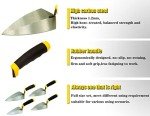 4-Piece Brick Trowel Set for Masonry Work