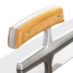 Peohud 3-Pack Flat Stainless Steel Trowel Set