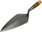 W. Rose 12" Narrow Brick Trowel with Leather Handle