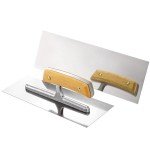 Peohud 3-Pack Flat Stainless Steel Trowel Set