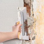 Peohud 3-Pack Flat Stainless Steel Trowel Set