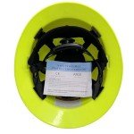 Zeluga HDPE Full Brim Safety Hard Hat, Neon Green