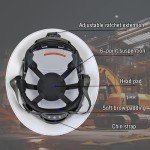 Zeluga HDPE Full Brim Safety Hard Hat, Neon Green