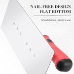 4 Pack Stainless Steel Finishing Trowels with Handles