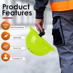 Zeluga HDPE Full Brim Safety Hard Hat, Neon Green