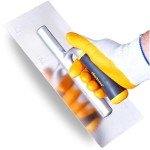 DEKOR 12" Plaster Trowel - Stainless Steel Tool