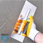 DEKOR 12" Plaster Trowel - Stainless Steel Tool