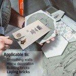 KSEIBI 7-Inch Narrow Brick Trowel with Wooden Handle