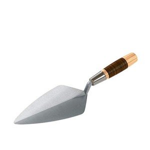 9" Forged Brick Trowel with Leather Handle