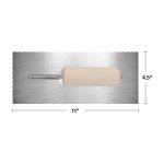 Capitol Flooring Adhesive Trowel - Square Notch 1/16