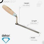 DEKOR Tuck Pointing Trowel - 0.5" x 7