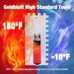 Goldblatt 1/2" Square Notch Trowel with Grip Handle