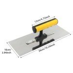 Stainless Steel Plastering Trowel with Rubber Handle