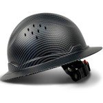 DarlingSafe Carbon Fiber Full Brim Hard Hat
