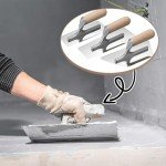 3-Piece Stainless Steel Venetian Plaster Trowel Set