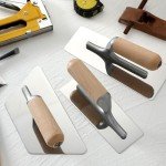 3-Piece Stainless Steel Venetian Plaster Trowel Set