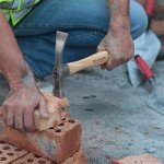 Goldblatt 20 Oz Masonry Brick Hammer with Hickory Handle