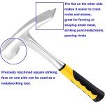 KOHAND 32 oz Rock and Brick Pick Hammer