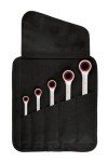 Bosch 5-Piece Ratchet Spanner Set in Canvas Bag