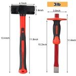 Acrux7 Heavy Duty Mini Sledge Hammer & Chisel
