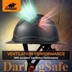 DarlingSafe Carbon Fiber Full Brim Hard Hat