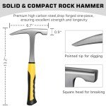 Rock Hammer Geology Starter Kit - 6 Piece Set