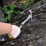 12-Inch All Steel Rock Pick Hammer with Gloves