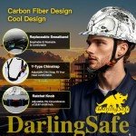 DarlingSafe Full Brim Hard Hat for Work