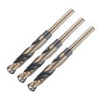 3pcs 16mm Reduced Shank Twist Drill Bits