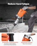 VEVOR Heavy Duty Electric Jackhammer with Chisels