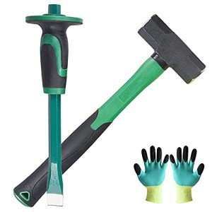 Sledge Hammer and Chisel Set with Gloves