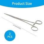 2 Pack Locking Pliers with Serrated Jaws