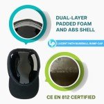 Lucent Path Yellow and Blue Baseball Safety Helmet