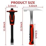 6-Piece Geological Rock Hammer Kit with Tools