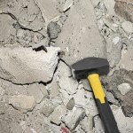 KURUI 3lb Sledge Hammer with Flat Chisel Set