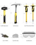 Geology Rock Tools Kit: Hammer, Chisel & More