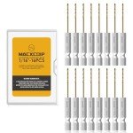 16-Piece Hex Shank HSS Titanium Drill Bit Set