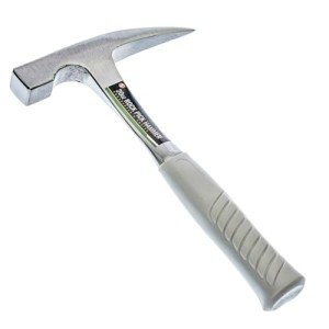 22 oz Drop Forged Rock Pick Hammer, Single Piece