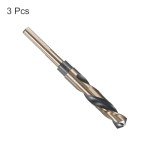 3pcs 16mm Reduced Shank Twist Drill Bits