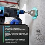 9PCS Concrete Hole Saw Kit with SDS Shank