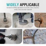 9PCS Concrete Hole Saw Kit with SDS Shank