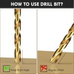 16-Piece Hex Shank HSS Titanium Drill Bit Set