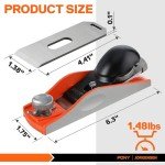 JORGENSEN 6-1/4" Mini Wood Planer Tool