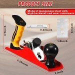 Lanties Adjustable Hand Planer with 2-Inch Blade