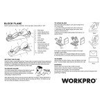 WORKPRO 1-5/8" Adjustable Block Plane Tool