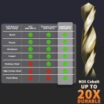 99-Piece ENERTWIST Cobalt Drill Bit Set