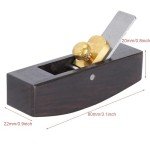 Mini Ebony Hand Plane for Woodworking & Smoothing