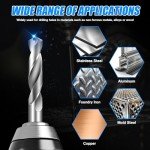 Carbide Drill Bit Set - 2 Pieces, 1/4